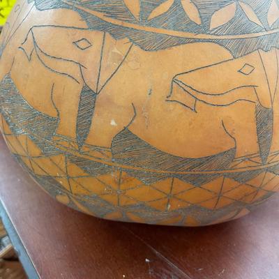 Gourd Art Unsigned