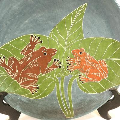 Lot #35  Handmade Nicaraguan Pottery Plate