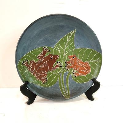 Lot #35  Handmade Nicaraguan Pottery Plate