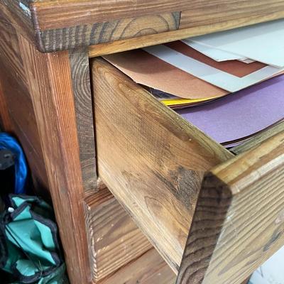 Wood 5 Drawer Dresser