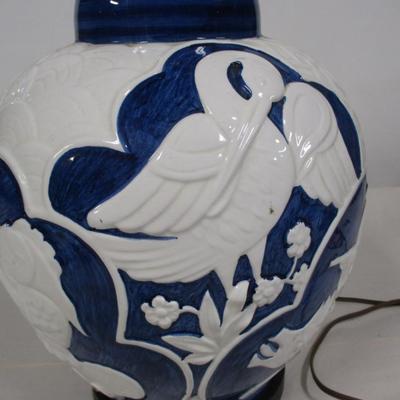 Blue & White Asian Inspired Table Lamp Choice 2