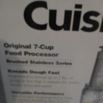 Cuisinart Original 7-Cup Food Processor with All Attachments in Working Condition in Box - I