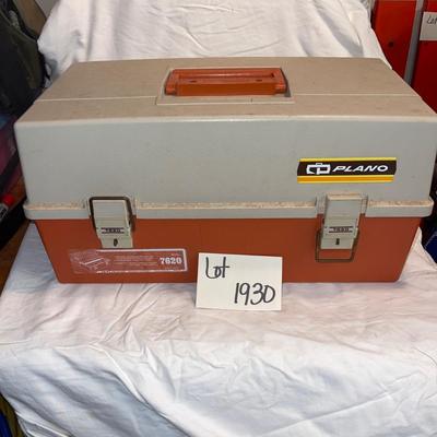 S1930 Plano Model 7620 Fishing Tackle Box w/gear