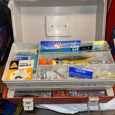 S1930 Plano Model 7620 Fishing Tackle Box w/gear