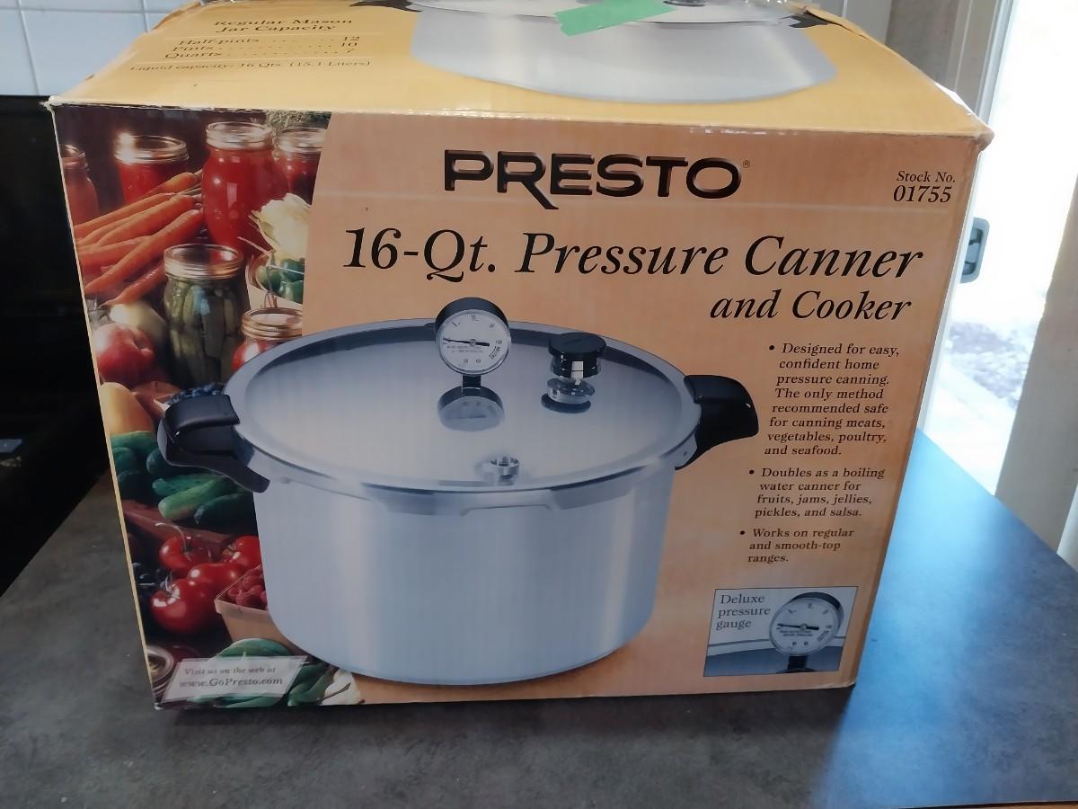 PRESTO 16 QUART PRESSURE CANNER AND COOKER