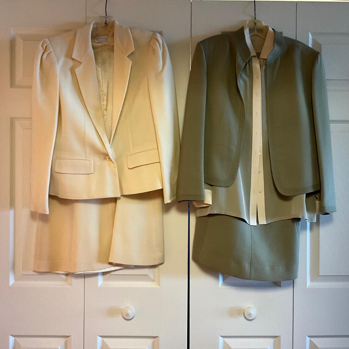 UB2054 Vintage Givenchy and Louis Feraud Suit