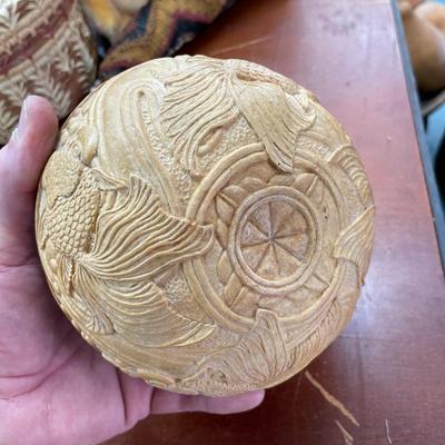 Carved Gourd Harp