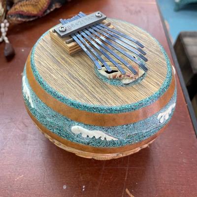 Carved Gourd Harp