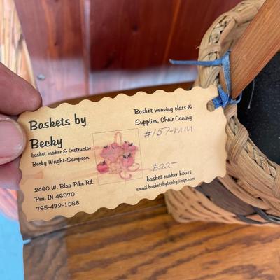 Handmade Basket with Emu Eggs