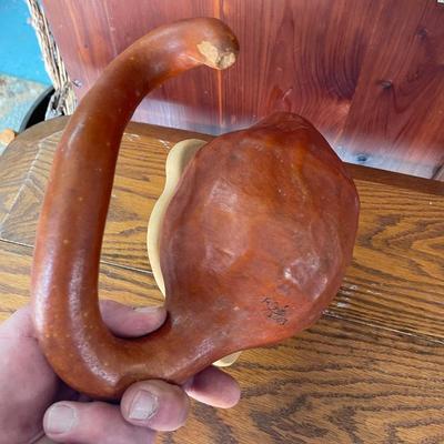 Gourd Art Mirror Signed R ghio 2003