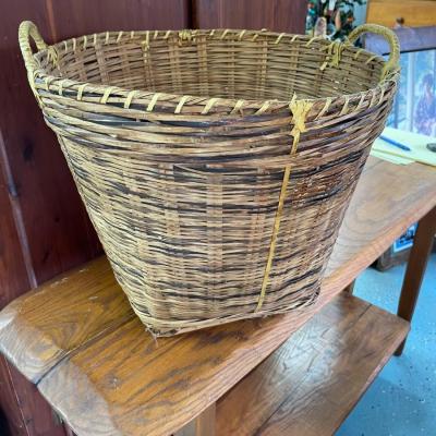 Folk Art Handmade Basket