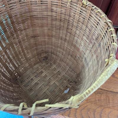 Folk Art Handmade Basket