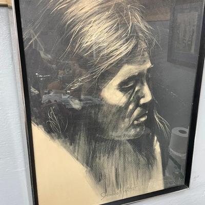 James Mastin Pencil or Charcoal Print
