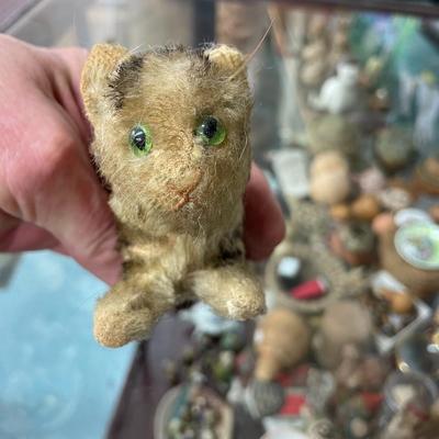 Steiff? Very Old Cat No Tags