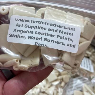 Bone Beads Inventory Large Basket Full