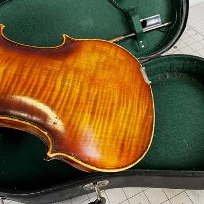 Violin with Case and Bow
