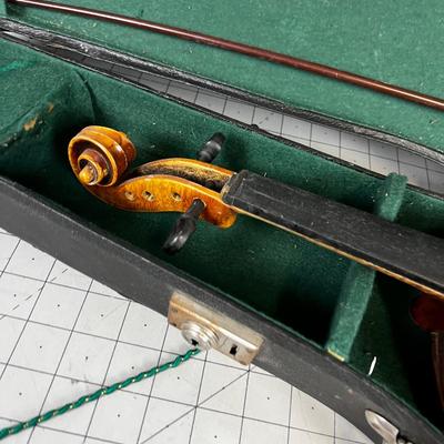 Violin with Case and Bow