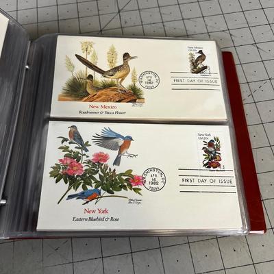 Birds and Flowers of the United States. First Day Issue Post Cards 