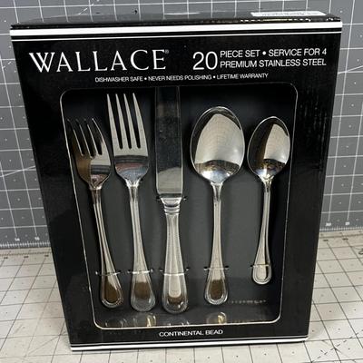 Wallace Continental BEAD 20 Piece NEW Service for 4 of 5 pieces each. 