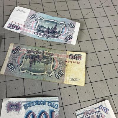 Mostly Russian  Plus other European Banknotes