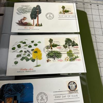 First Day of Issue Stamps - Whole Booklet full Mostly .13 Cent