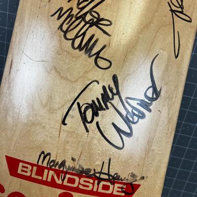 Autographed SKATE Deck by Tommy & Others