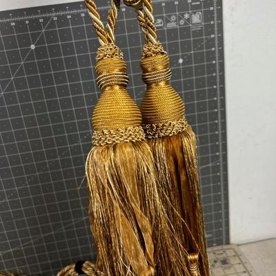Curtain Tie Backs with Tassels 
