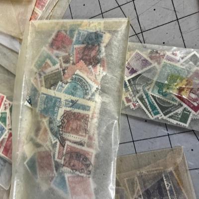 Box Full of UNCIRCULATED and Circulated European Stamps 