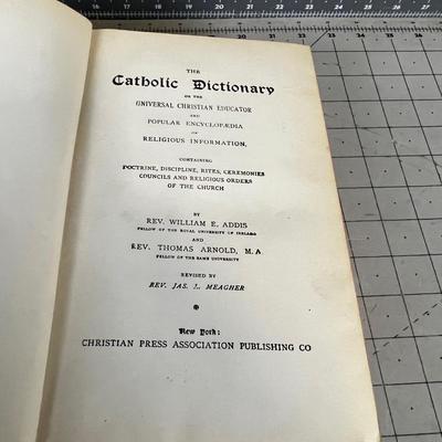 Catholic Dictionary and Encyclopedia 