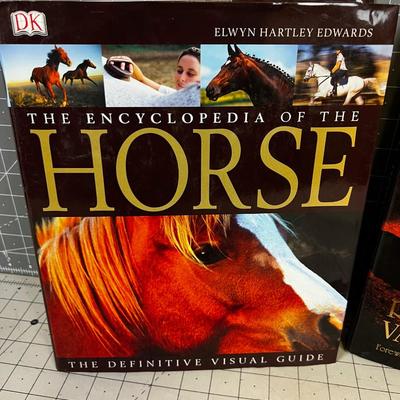 (3)  Coffee Table Books of Horses 