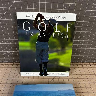 (2) Coffee Table Books on GOLF 