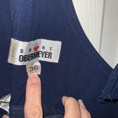 UB2063 Two Pairs of Vintage Ski Bibs Obermeyer & Feller Hosen