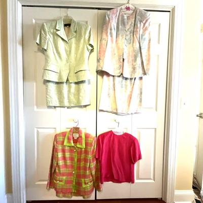 UB2092 Set of 3 Vintage Designer Skirt Suits- Kelly Graham, URSULA, RICKY FREEMAN for TERIJON
