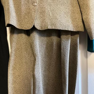 UB2094 Vintage Silk Black Pants, Suits, Blouses by Anne Klein