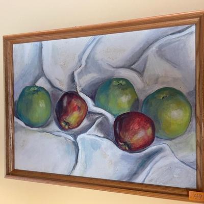 Apples - Painting by Karen Morrow