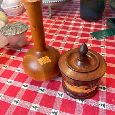 Two Wooden Ware Pieces