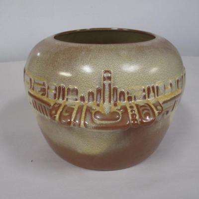 Vintage Glazed Desert Gold Frankoma Bowl