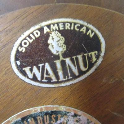 Mid-Century Wine Bottle Coaster Solid American Walnut Bowl