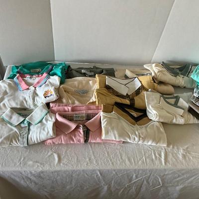 UB2120 Large Lot of Vintage IZOD Golf Shirts and Shorts