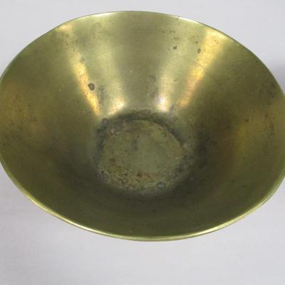 Set of Three Quality Vintage Brass Bowls