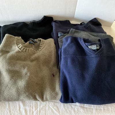 UB2124 Lot of Ralph Lauren Polo Mens Pullover Sweaters and Vests