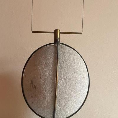 Adjustable Height Mirror w/ Pulleys & stone weights. One of a kind!