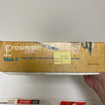 S2083 Vintage Crossman by Coleman Pellet Pistol Model Mark 11