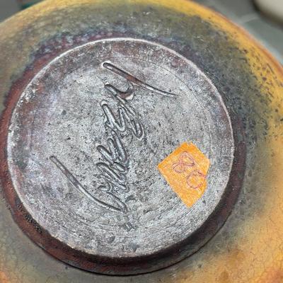 RAKU Glazed Pot
