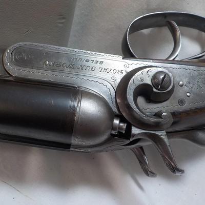 Belgian Gun Works Modified Diana SxS 16 ga. side lock w/ hammers. $120 to $220.