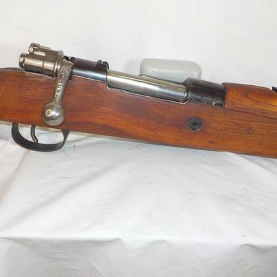 Refurbished Yugoslavian M8 Mauser 8 mm rifle. $300 to $700.