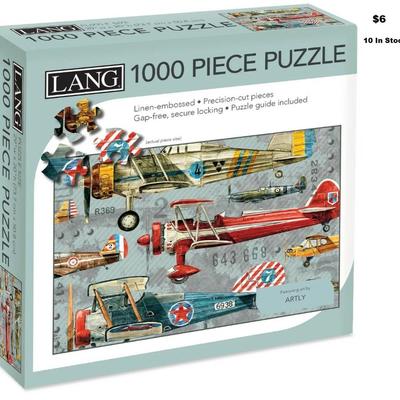 Lang 1000 Pc Puzzle   vintage Airplanes  2  designs
