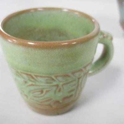Frankoma Coffee Cups & Creamer