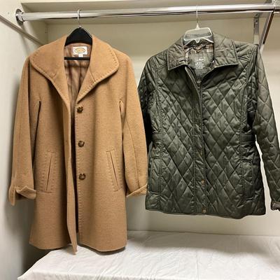 FC2141 Talbots Wool Jacket with L.L Bean Quilted Jacket