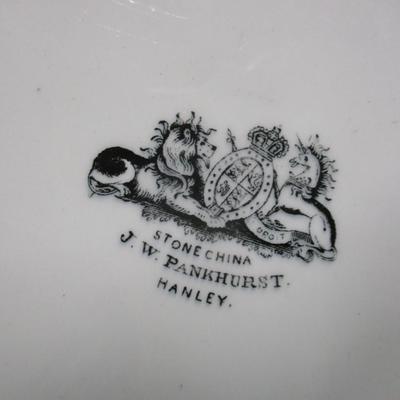 Stone China J.W. Pankhurst Hanley Platter